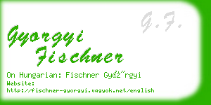 gyorgyi fischner business card